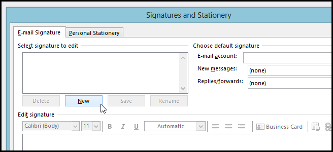 Outlook 2013_New Signature