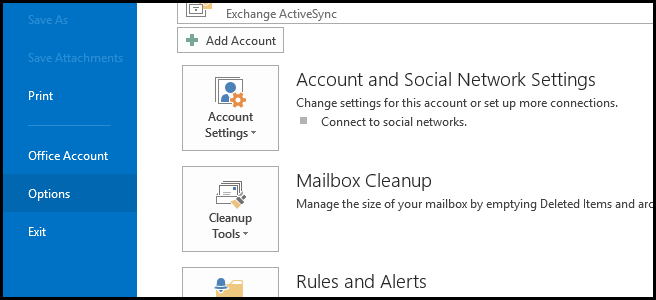 Outlook 2013_Options