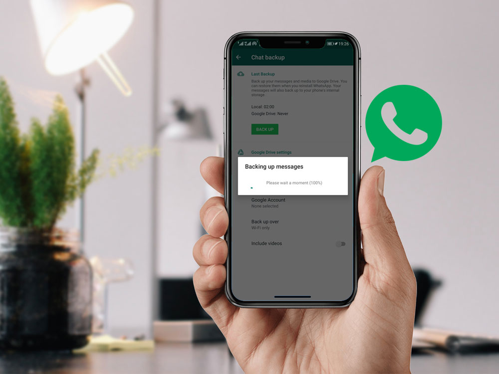 بکاپ گرفتن از واتس اپ