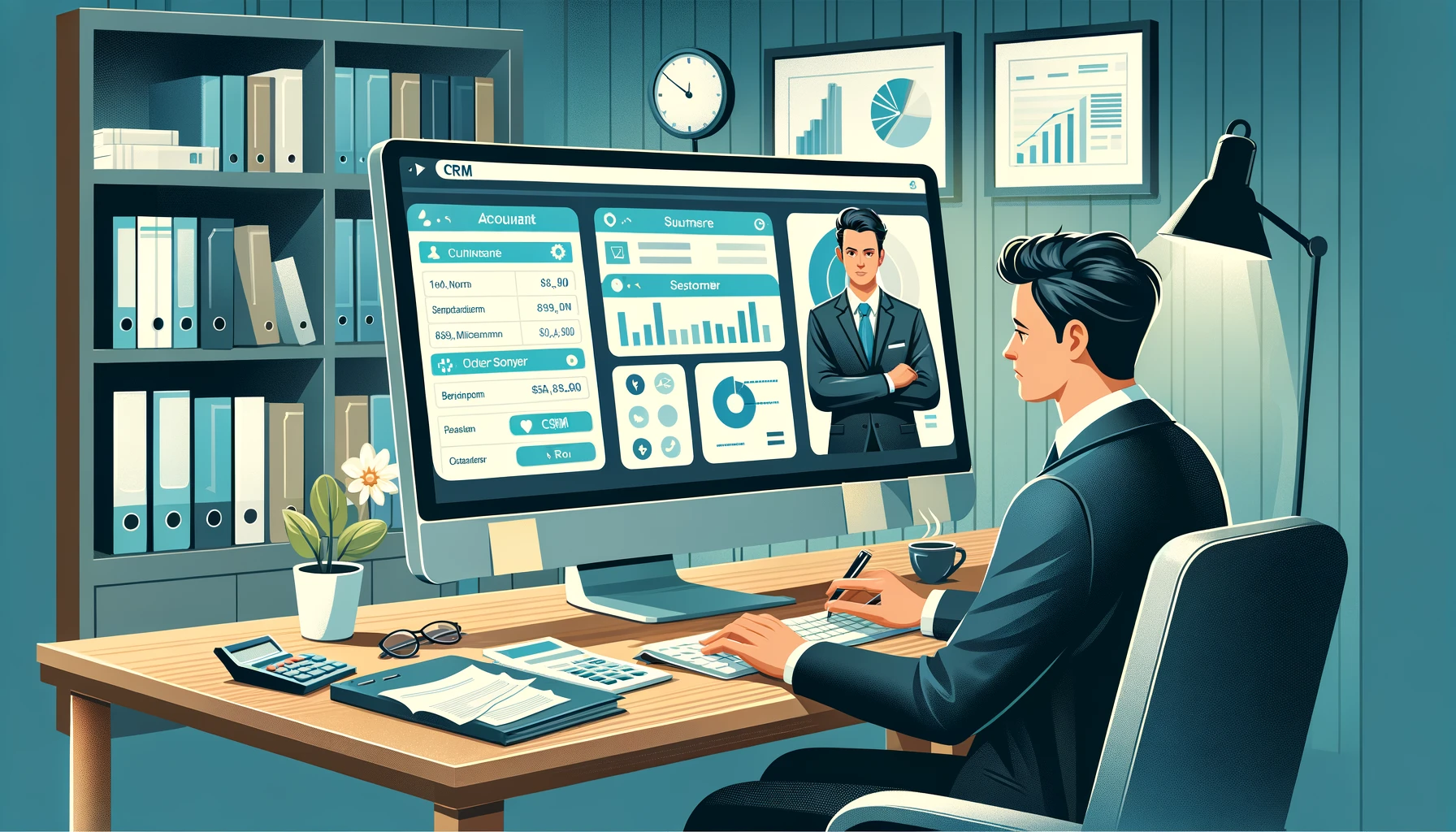 تاثیر نرم افزار CRM بر واحد مالی