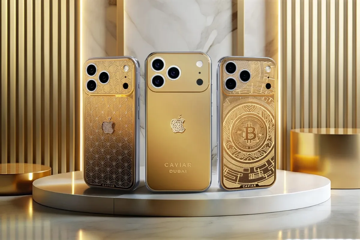 آیفون ۱۷ با طلای ۱۸ عیار و الماس | شاهکار جدید Caviar رونمایی ش