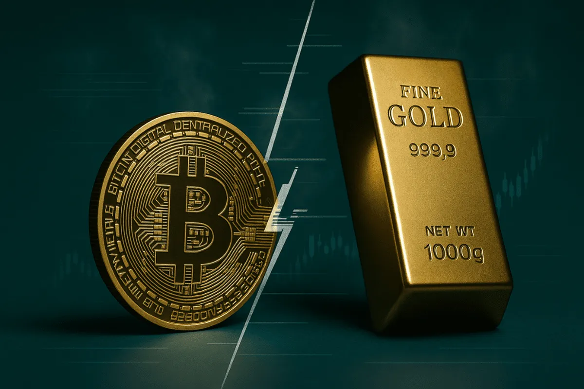 رقابت داغ بیت‌کوین و طلا