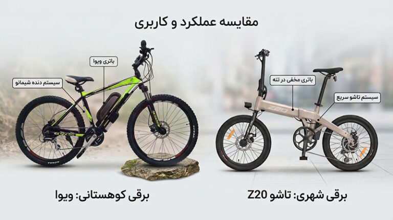 مقایسه کامل و ریزبینانه دو مدل از دوچرخه های برقی شیائومی و ویوا