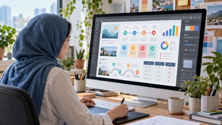 بهترین ابزار های ساخت اینفوگرافی در سال 2026