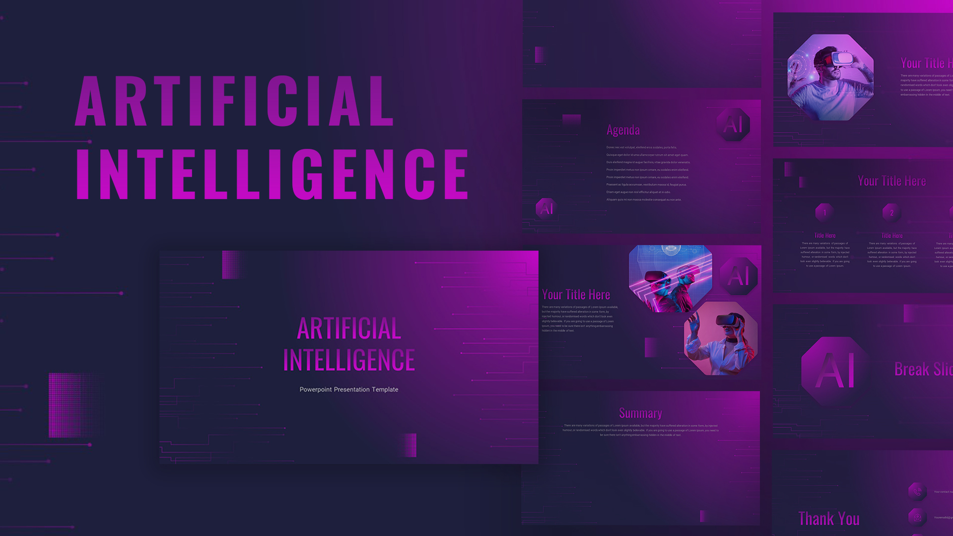Artificial Intelligence PowerPoint Template - SlideBazaar