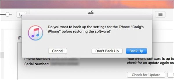 Don’t Back Up
